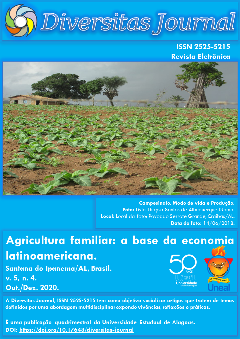 					View Vol. 5 No. 4 (2020): Agricultura familiar: a base da economia latinoamericana
				